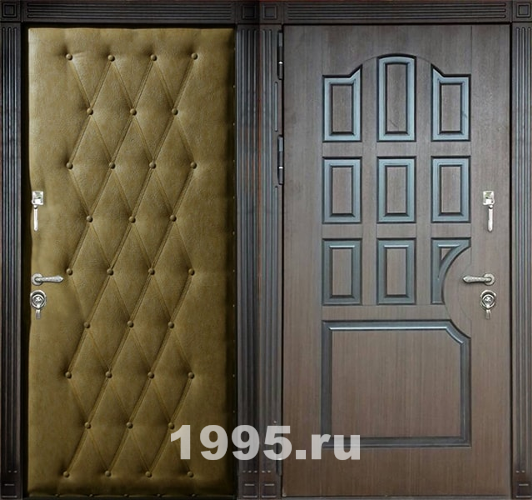 Дверь входная с МДФ шпон Дверь входная с МДФ шпон